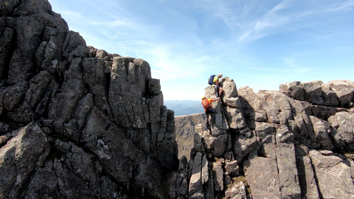 Tower Ridge Guided Climbing on Ben Nevis Synergy Guides