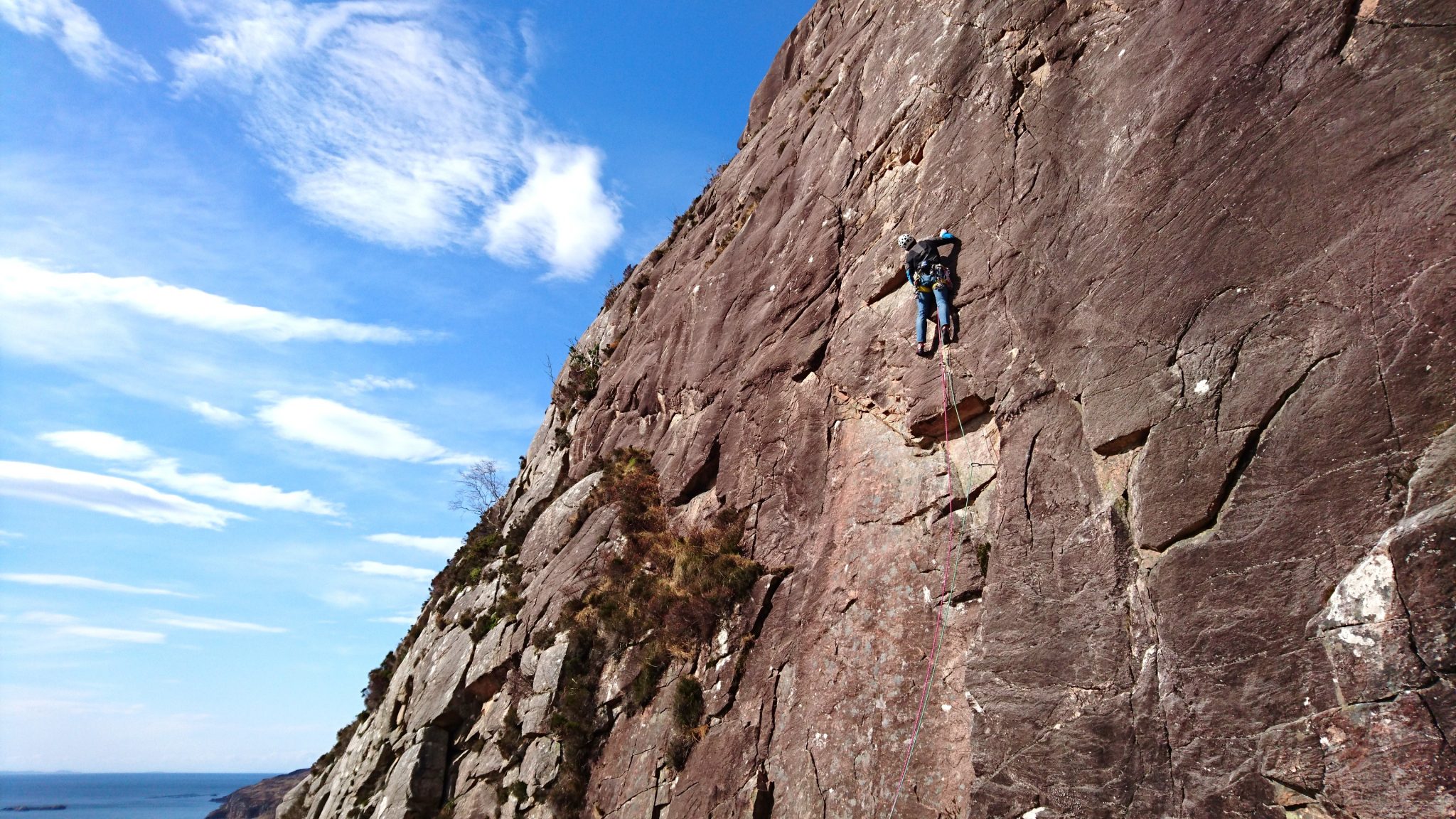 Rock climbing Scotland
